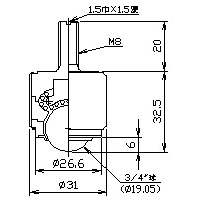 C-6DR with dust-proof rubber Model