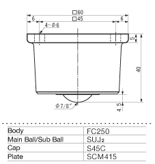 ISB Ball Transfer IK-22