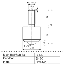 ISB Ball Transfer IK-16NM