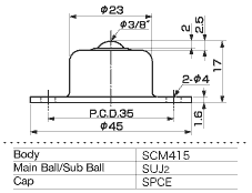 ISB Ball Transfer IS-10