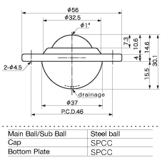 ISB Ball Transfer US-25