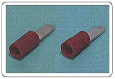 Blade terminal (AF-type Vinyl-insulated with copper sleeve (straight, flared))