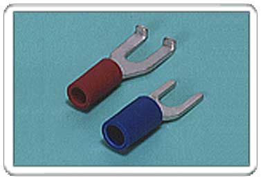 Spade tongue terminal (A-type/B-type, Vinyl-insulated) (straight)